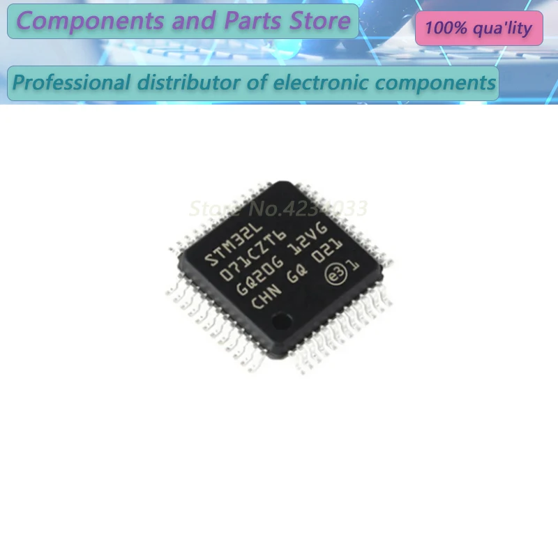 

1PCS STM32L071CZT6 STM32L071CBT6 STM32L071C8T6 TM32L071C LQFP48 STM32L071RBT7 STM32L071 LQFP64 New Original Stock