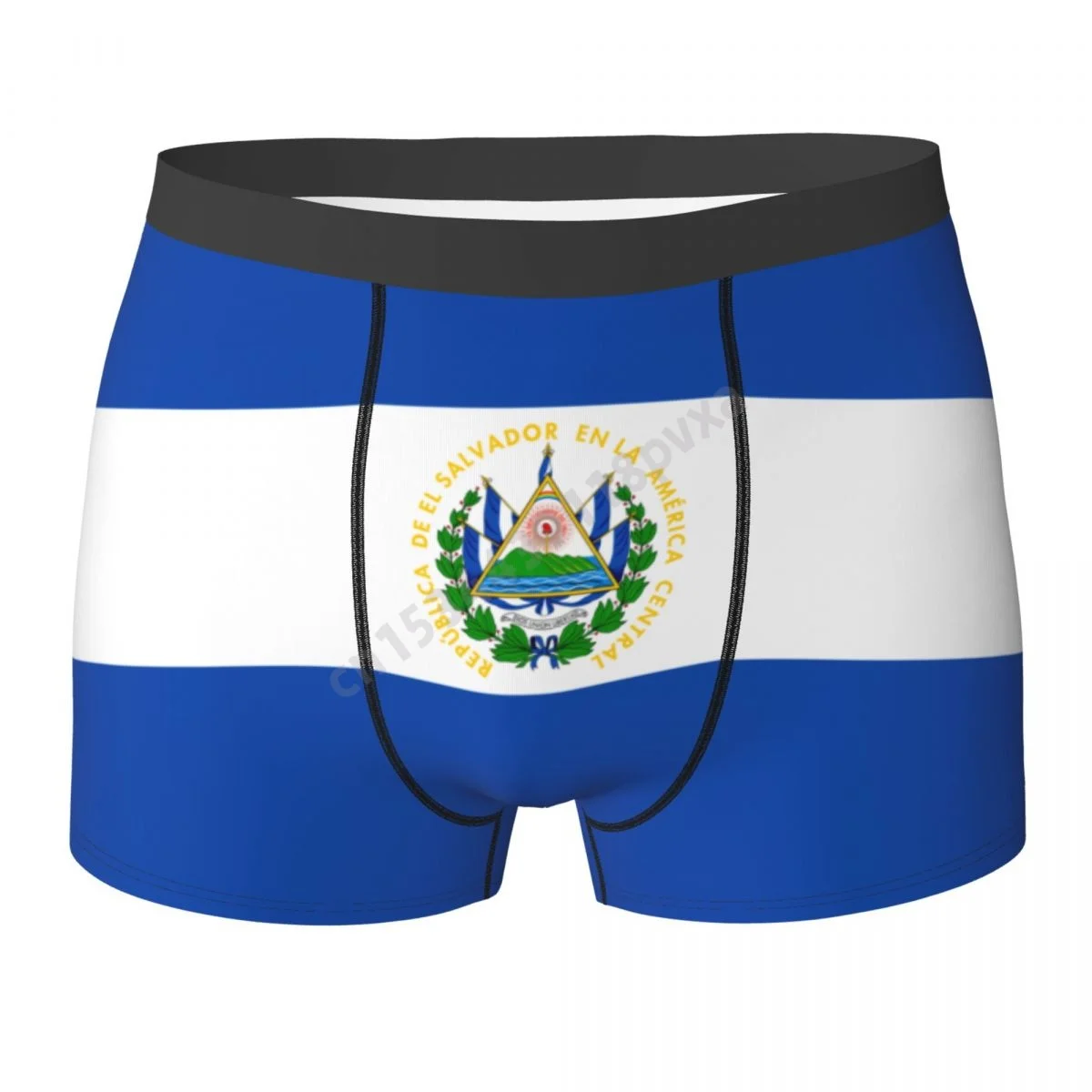 

Мужские трусы-боксеры с флагом Сальвадора, шорты из полиэстера, нижнее белье для мальчиков, большие размеры