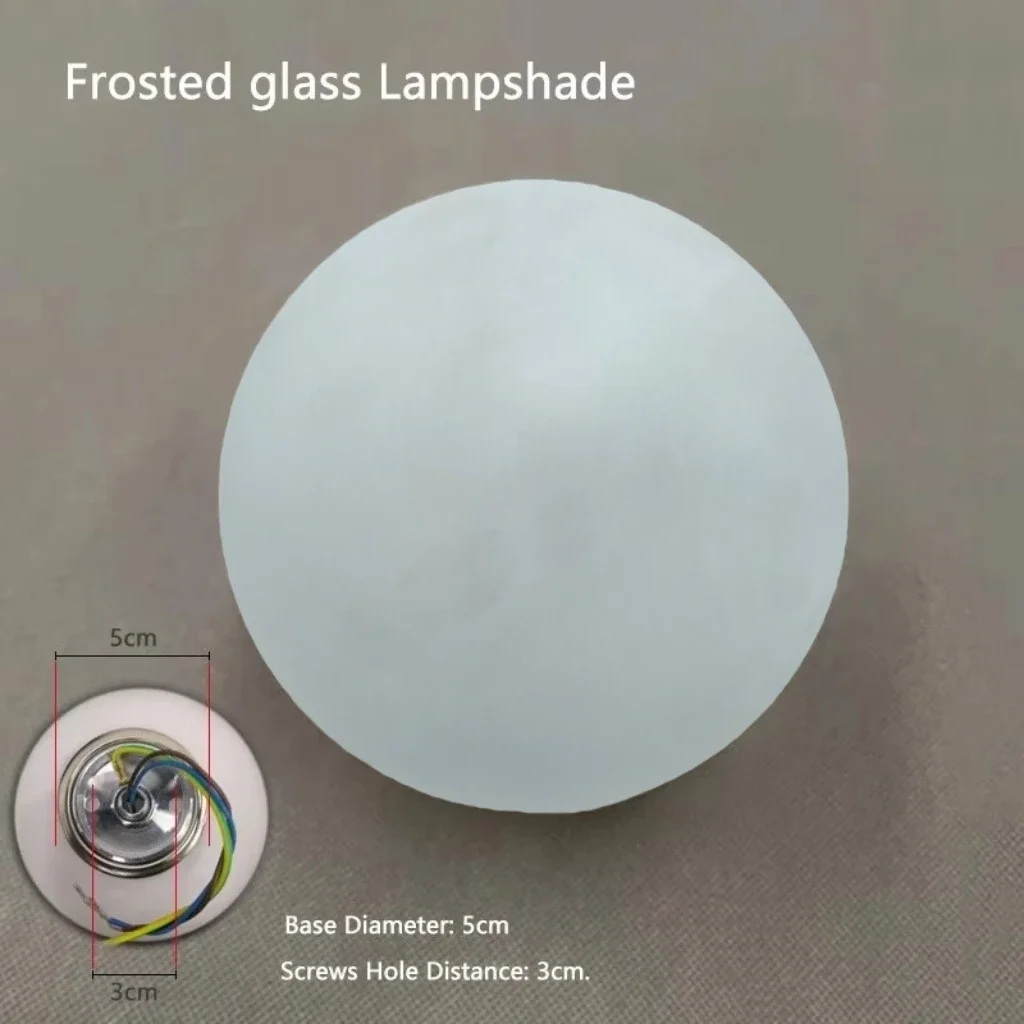 

Круглый стеклянный настенный светильник JIANKEXING белый