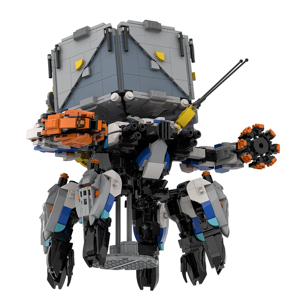 Gobricks MOC, новая машина Shell Walker, фигурка монстра, комплект строительных блоков, гром, паук, зверь, кирпичи, модель игрушки, подарки для детей (art.: 3920d2eedb888) - 3920d2eedb888