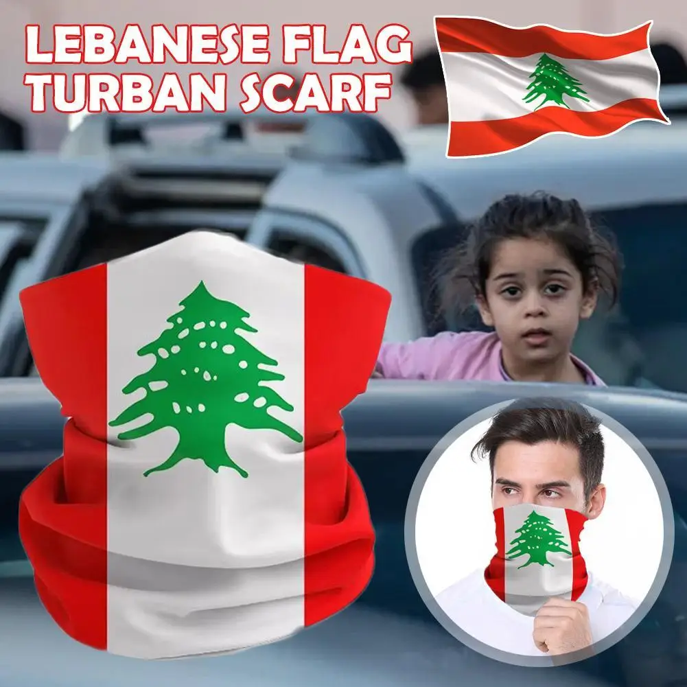Тюрбан с леванским флагом шарф бандана теплые гетры для пешего туризма кемпинга