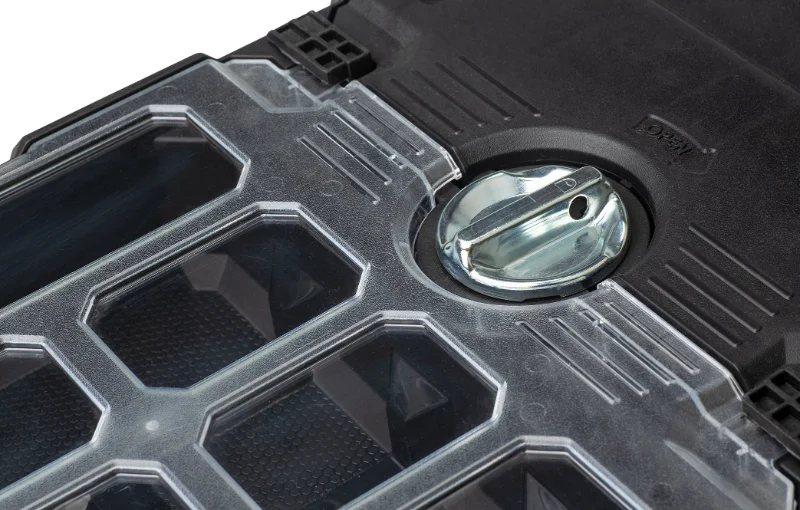 Переносной ящик для инструментов черный 24 дюйма