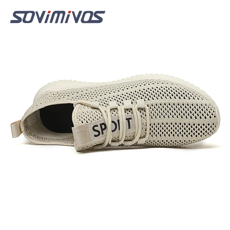 Mens Sneakers Slip-on Lightweight Athletic Running Walking Gym Shoes Men Knit Casual Breathable Trendy Sneakers Tennis Shoe