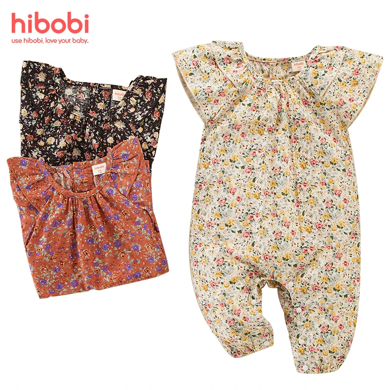 

Боди hibobi для маленьких девочек с цветочным принтом