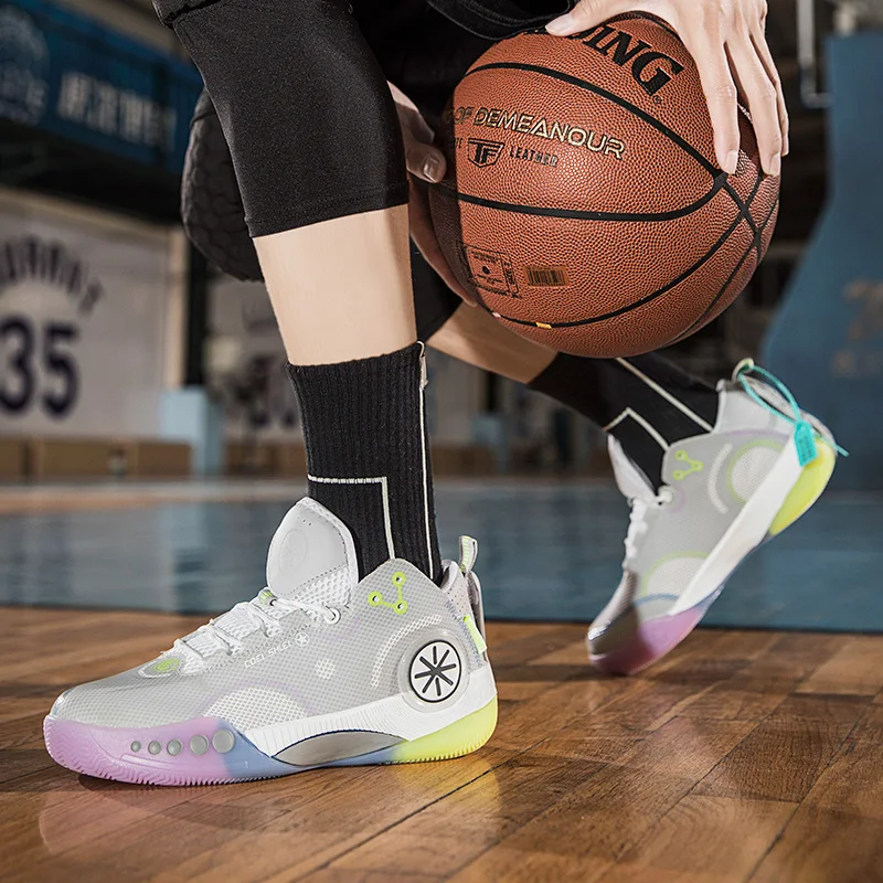 New Professional Blue Basketball Sneakers Men Women Designer Basket Sports Shoes Men Non-slip Bounce Athletic Sneakers Male