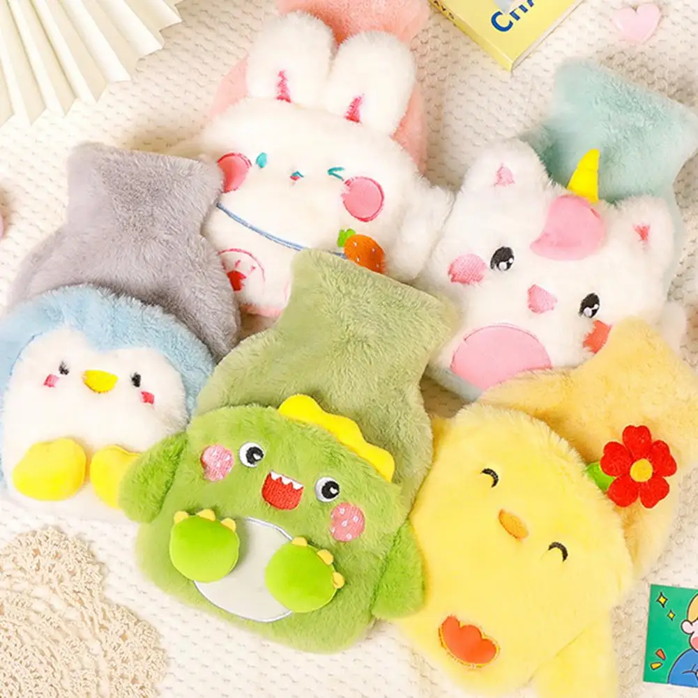 

Удобная теплая сумка яркого цвета, многоразовая сумка для горячей воды, долговечная термоудерживающая мягкая на ощупь сумка для горячей во...