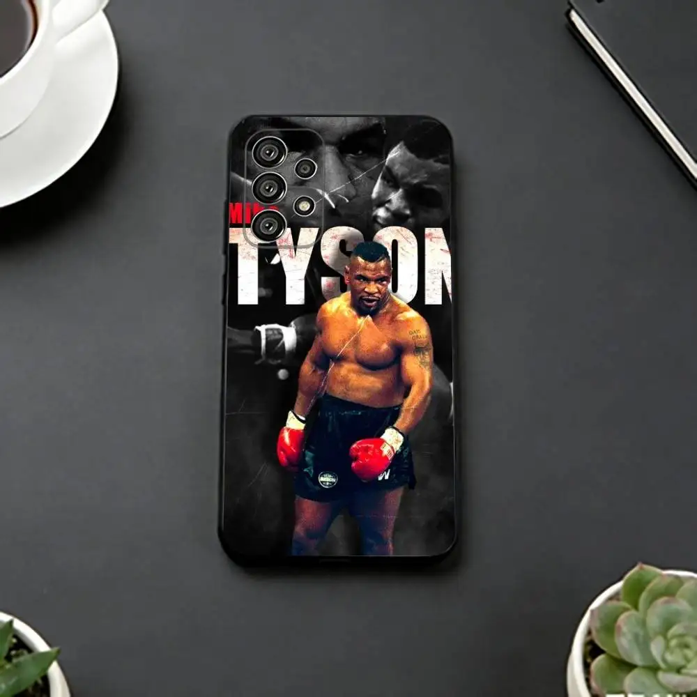 Фото Чехол для телефона «Король B-Boxing» Майк Тайсон для Samsung S25, S24, S21, S22, S23, S30, Ultra, S20, Plus, Fe, Lite, Note, 10, черный чехол №2