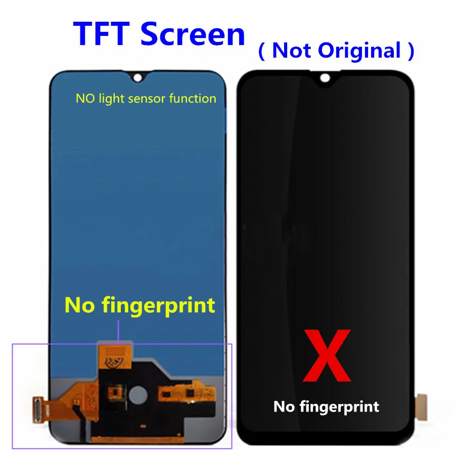 ЖК-дисплей 6 4 &quotTFT для OPPO Realme XT RMX1921 детали замены ЖК-дисплея Oppo X2 RMX1991 - купить по