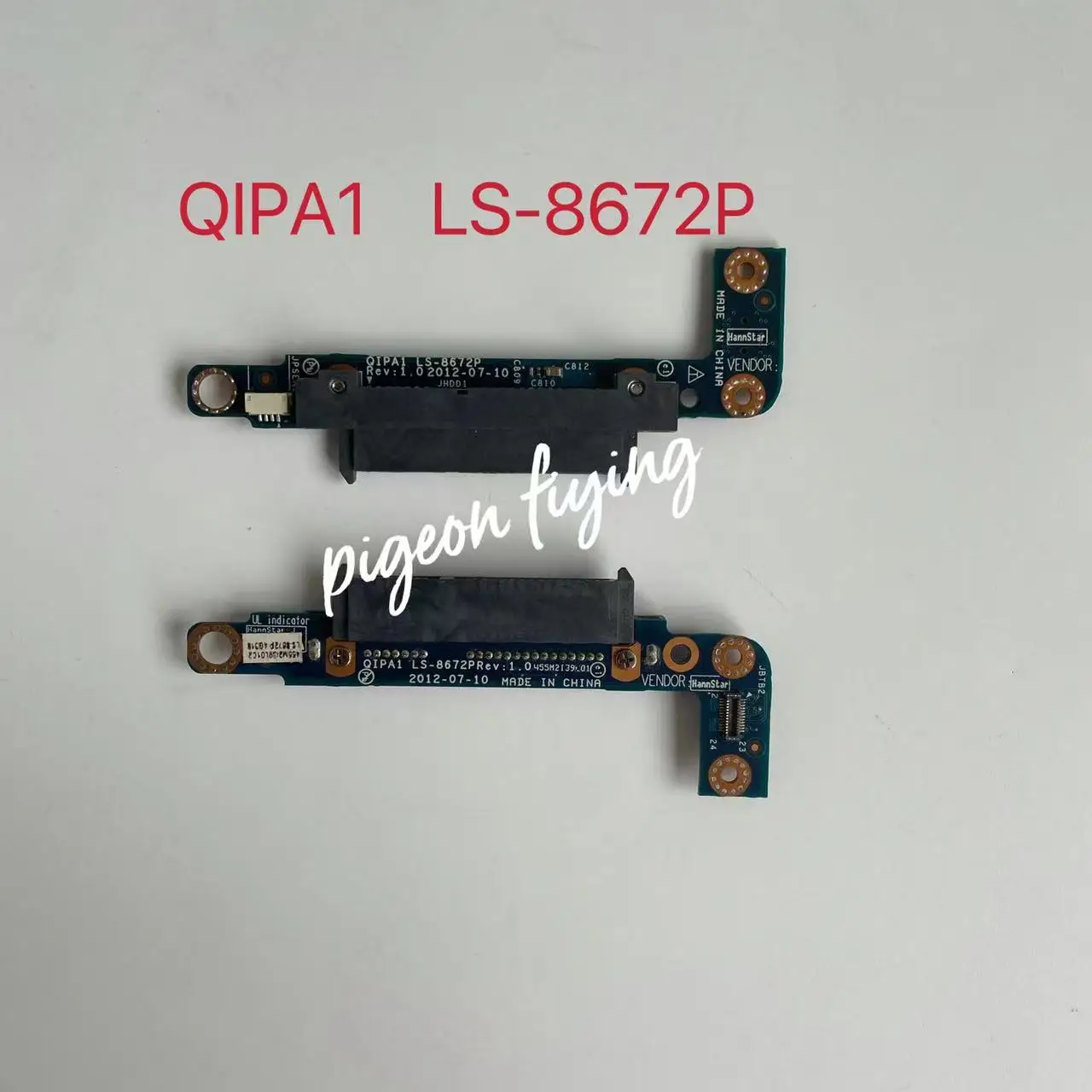

Для ноутбука Lenovo Thinkpad S230U, SATA, жесткий диск, HDD, SSD разъем, плата QIPA1 LS-8672P