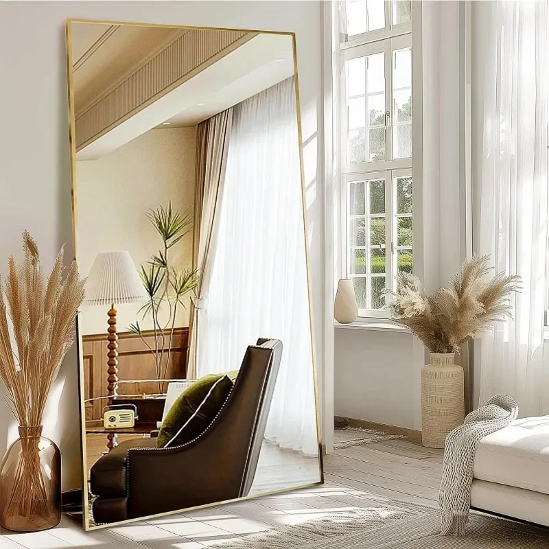 Зеркало в полную длину зеркало размером 71x32 дюйма стандартное или прислоненное к