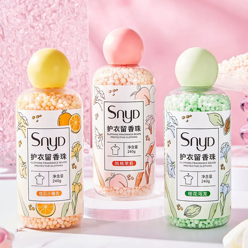 

240g Laundry perfume deodorant for household clothes fragrance enhancer concentrated perfume beads for clothes