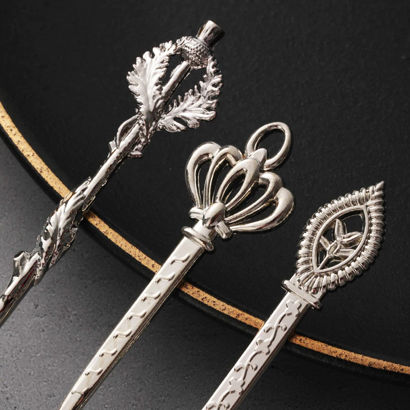 6 шт. винтажные ложки вилка в Королевском Стиле резная Золотая искусственная