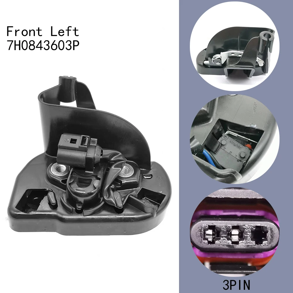 

Защелка двери автомобиля 7H0843603P 7H0843604P для VW Caddy 2011-2020 Multivan 2003-2019