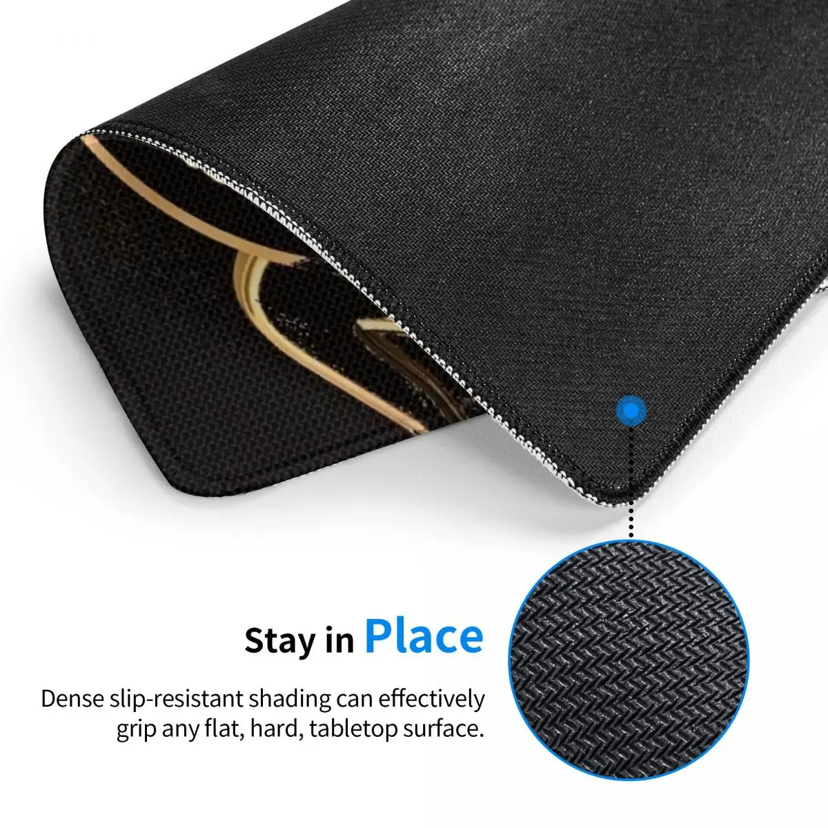 Коврик для мыши с резиновой основой антискользящий игровой коврик в ретро стиле