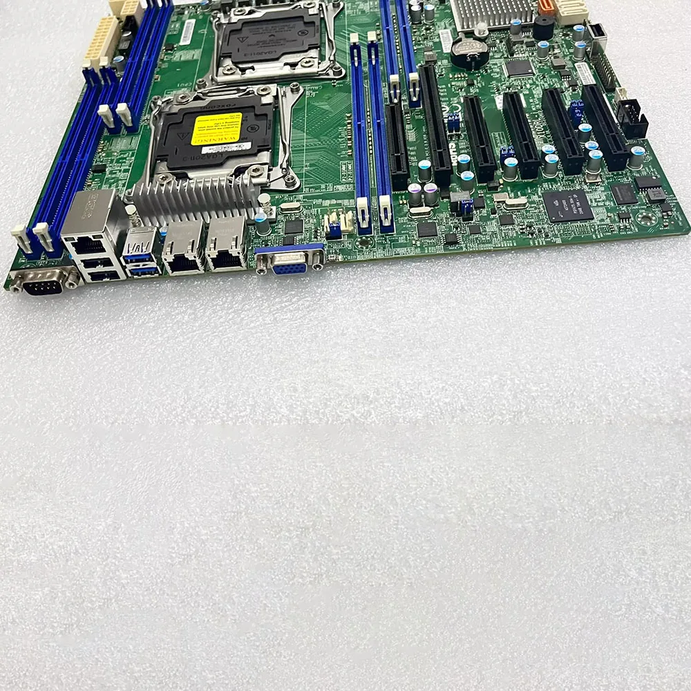 Материнская плата для супермикро сервера двухсторонний чип C612 LGA2011 поддерживает