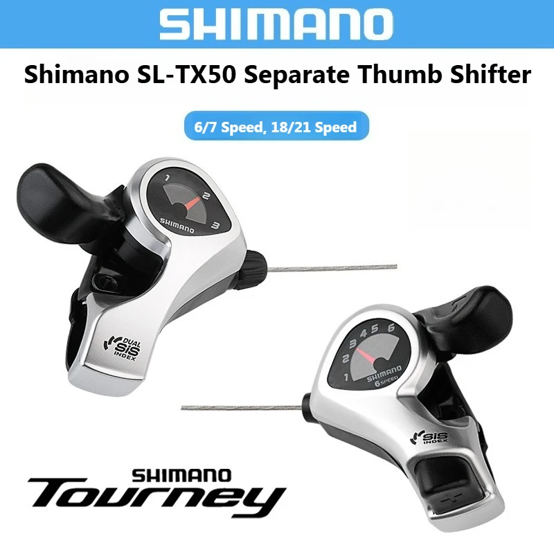 Shimano Tourney SIS SL-TX50 Bicycle Shift Lever 3x6s 3x7s 3V Left 6V Right 7V 18 21 Speed A Pair TX50 Shifters MTB Bike Parts