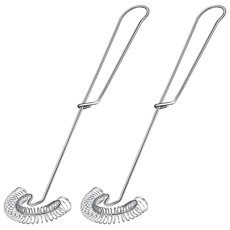 

LJL-2 Pieces Whisk Egg Small Whisk Whipper Stainless Steel Egg Whisk Flat Spring Coil Whisk Egg Frother, Milk And Egg Beater