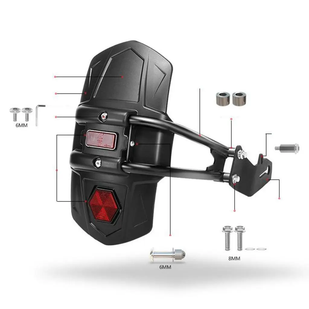 

Motorcycle Rear Bracket with Reflector Fit for Z650