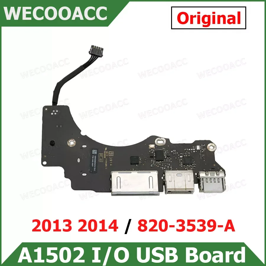 

Original I/O USB SD Card Reader Board 820-3539-A For Macbook Pro Retina 13" A1502 2013 2014 Year