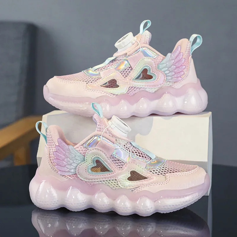 Спортивная обувь для девочек новая летняя стильная дышащая и модная