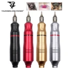 Тату-машинка с роторной ручкой, тихий мотор, тату-пистолет с картриджными иглами, тату-машинка для перманентного макияжа бровей для тату-мастеров