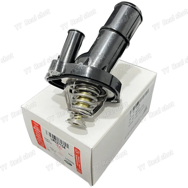 

2.0L Petrol Coolant Thermostat & Housing for LAND ROVER Freelander 2 Evoque Range Rover Discovery Sport Ford ThermostatLR027158