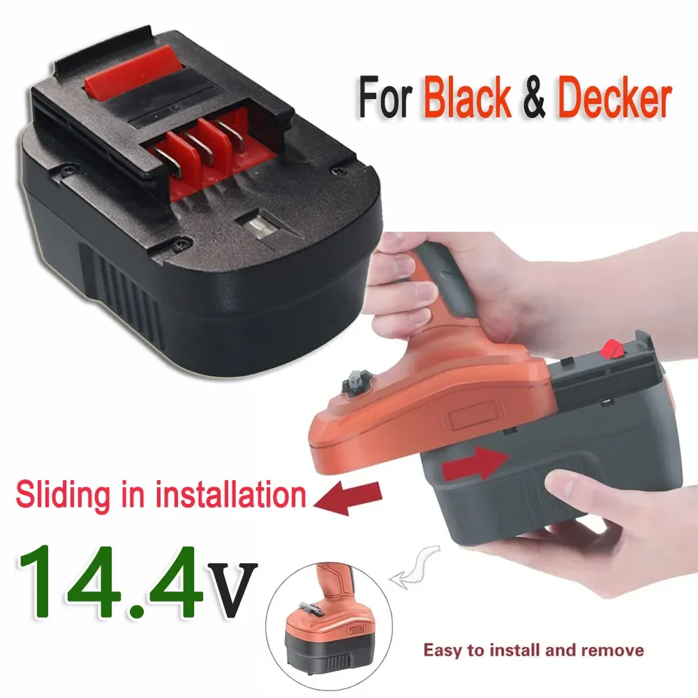 Для Black &amp Decker 14 4 В 4000/6000 мАч аккумулятор для инструментов совместимый A18 A1718 A18NH HPB18