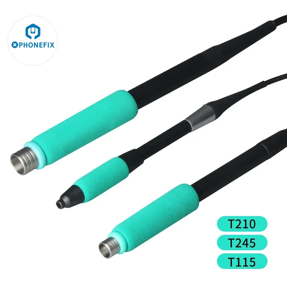Фото Ручка для паяльной станции SUGON T210/T115/T245/T12, паяльная станция с кнопкой управления, с поддержкой оригинального наконечника C210, C245, C115 №1