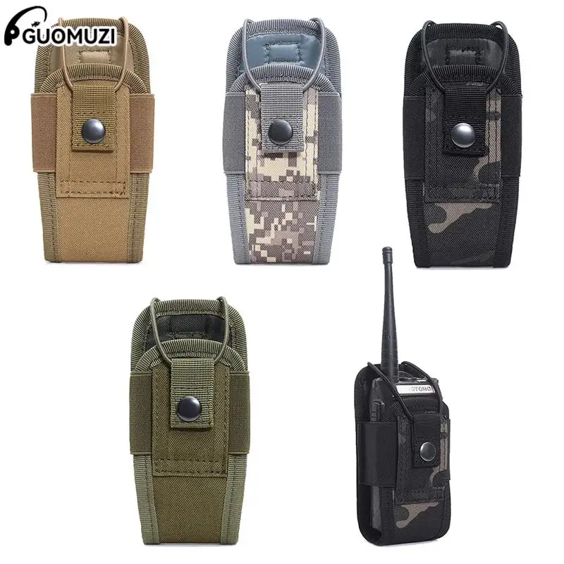

1000D Tactical Molle Radio Walkie Talkie Pouch Waist Bag Holder Pocket Portable Interphone Holster Carry Bag For Hunting Camping