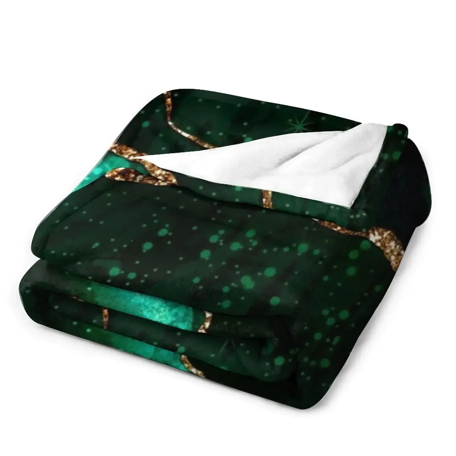 Зеленое текстурное одеяло пляжные декоративные одиночные мягкие большие одеяла