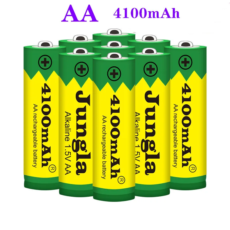 

4 ~ 20 PCS Neue 4100 mAh batterie AA 1,5 V Wiederaufladbare Alcalinas drummey für spielzeug licht emittierende diode