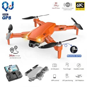 QJ 2022 New S608 Pro GPS Drone 4k Profesional 6K HD Dual Camera Aerial Photography Brushless Foldabl
