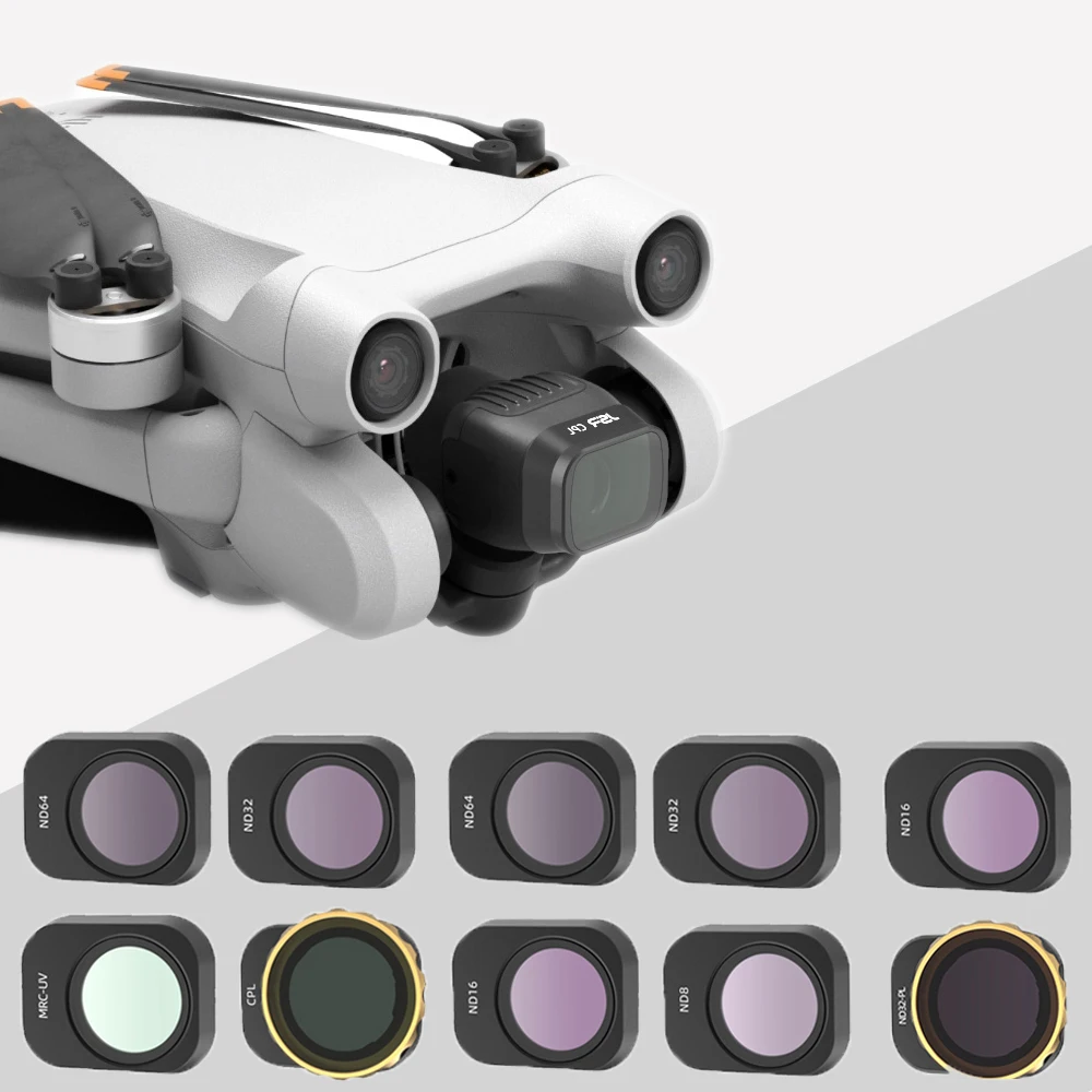 

For DJI Mini 3 Pro Camera Lens Filter MCUV CPL ND8 ND16 ND32 ND64 ND256 ND/PL Filters Kit Mavic Mini 3 Pro Drone Accessories