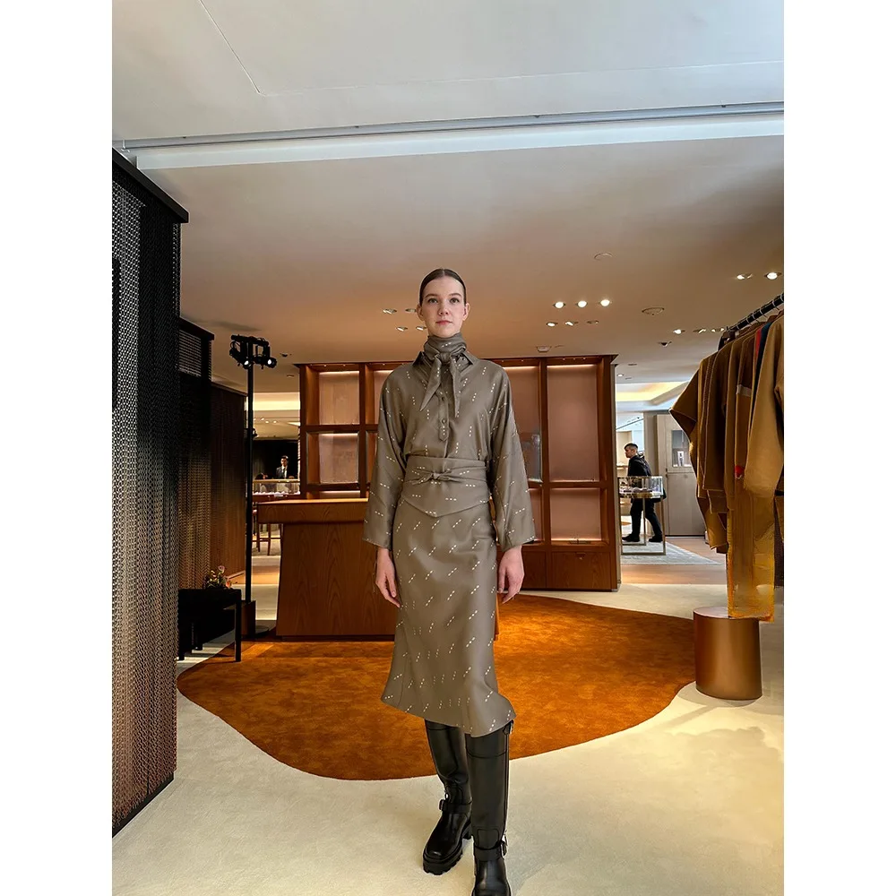 NIGO женские осенне-зимние модные трендовые ботинки для верховой езды с пряжкой на