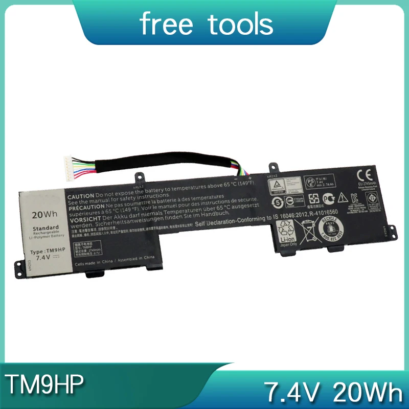 Новый TM9HP 7 4 В 20 Втч аккумулятор для ноутбука DELL Latitude 13 7350 клавиатура док-станция