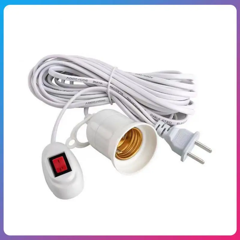 

Универсальный винтовой держатель для лампы 3/5/8/10 м, Цоколи для подвесных ламп E27, адаптер для светодиодной лампы, инструменты и гаджеты с дву...