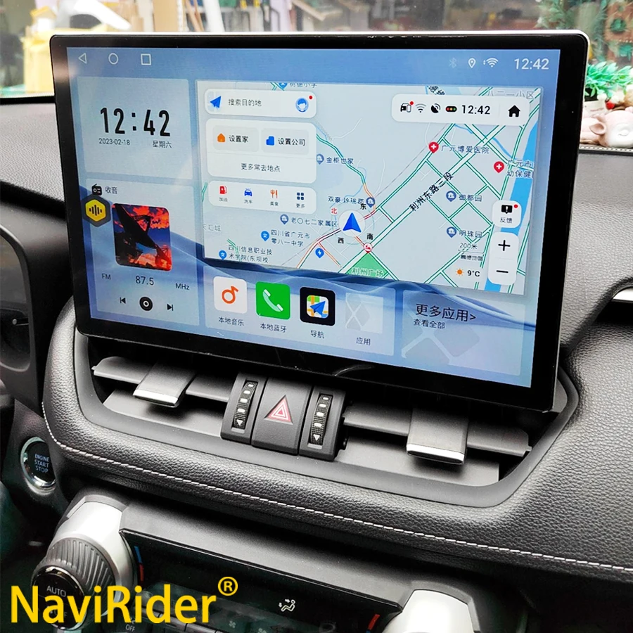 

Панель переменного тока с экраном Android для Toyota RAV4 5 XA50 2018 2019 2020 2021 2022 2023 Автомобильный радиоприемник Мультимедийный плеер Стерео GPS Carplay Auto
