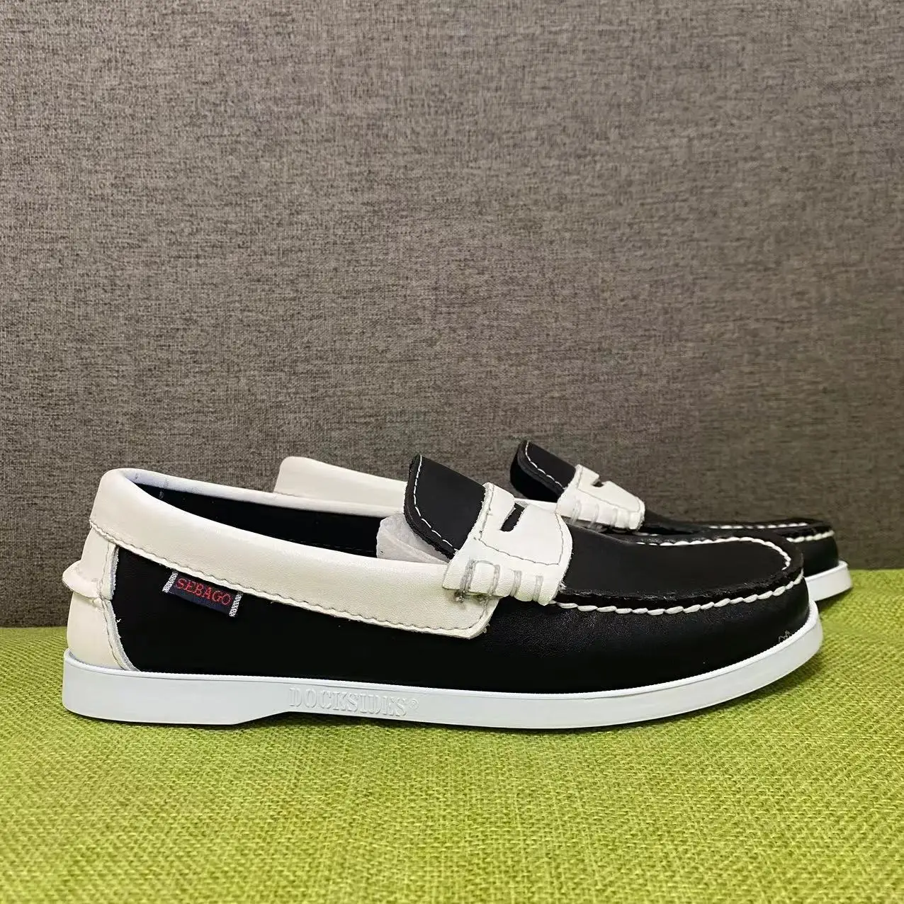 Аутентичные мужские туфли seбаго Docksides для мужчин кожаные топ-сайдеры класса