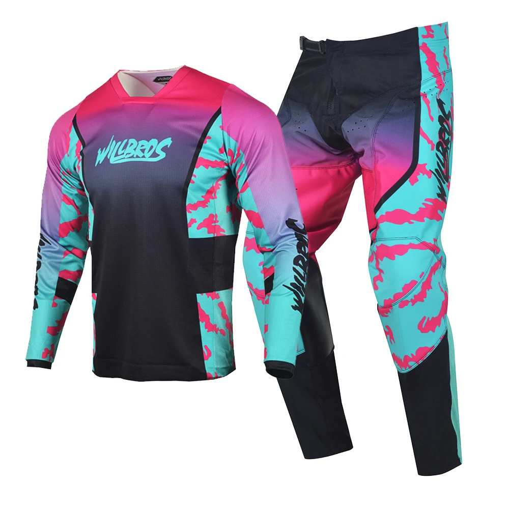 

MX Jersey Pants Combo Moto Kit Mountain Offroad Motocross Dirt Bike Protective Race Suit MTB Enduro Cycling Outfit Men Women