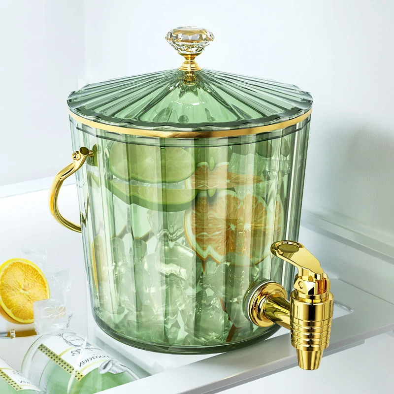 

Acrylic Refrigerator Cold Kettle with Faucet Cold Drink Bucket Cold Kettle Drink Bucket Ice Bucket Beer Ice Bucket