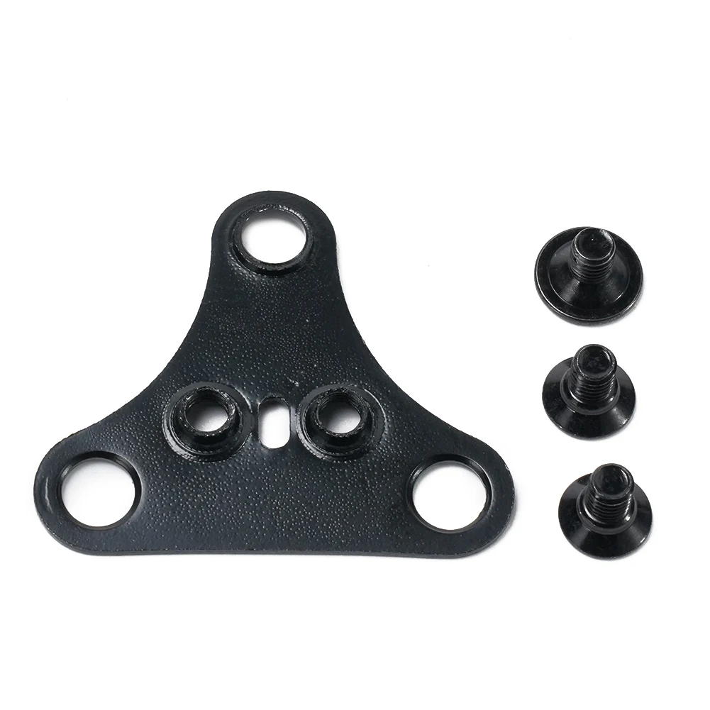 

Stabilizing Adapter Bike Plates 1set 75g Aluminum Alloy Black Non-Slip Stabilizing Adapter For-Shimano SPD H51/SH56 Non-Slip