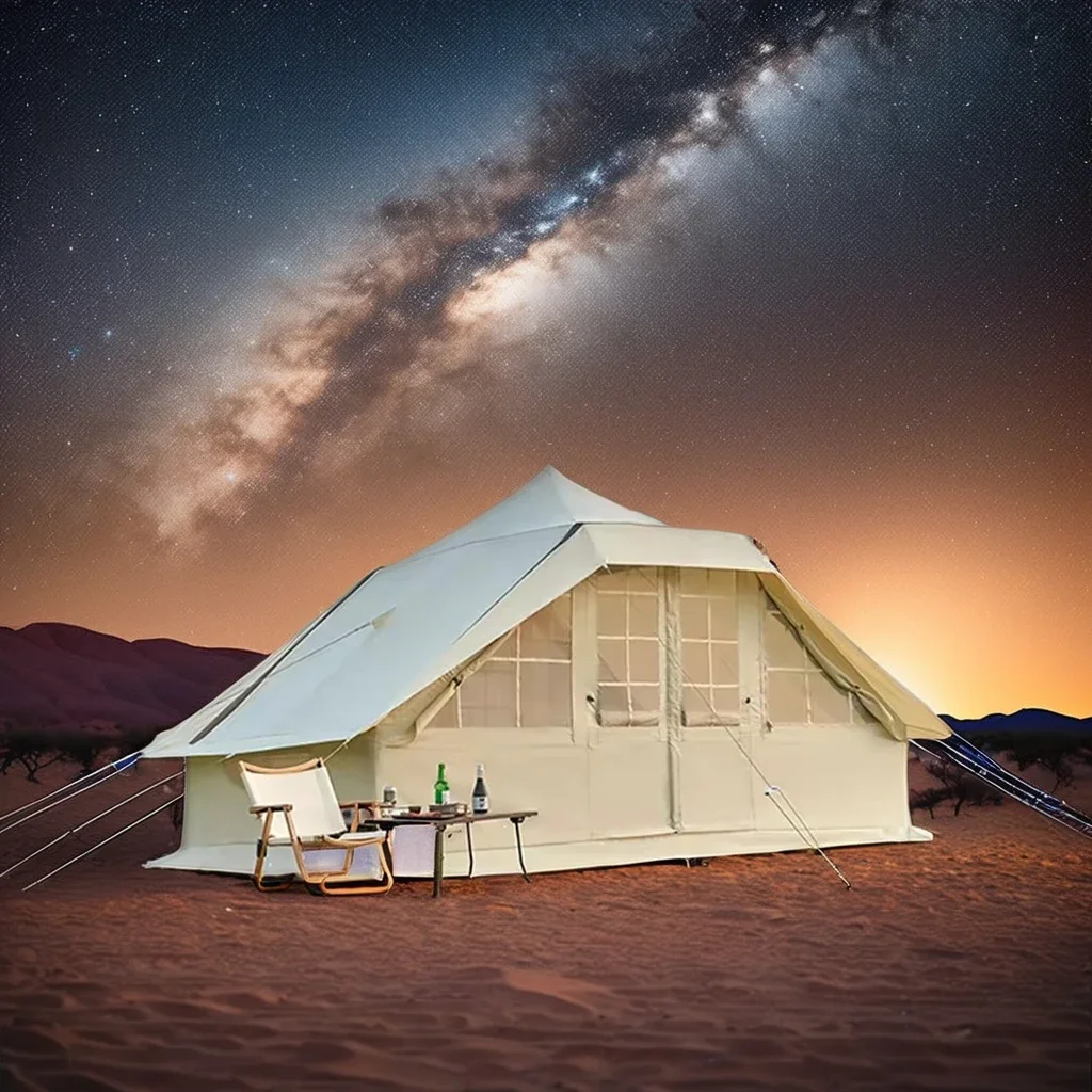 Лидер продаж большая надувная палатка для семейного кемпинга водонепроницаемая