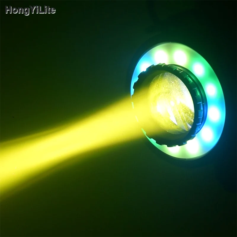 Мини движущаяся головка Led Inno Pocket DMX DJ Spot Mobile Light 30W Lyre 7 Gobos эффект сцсветильник