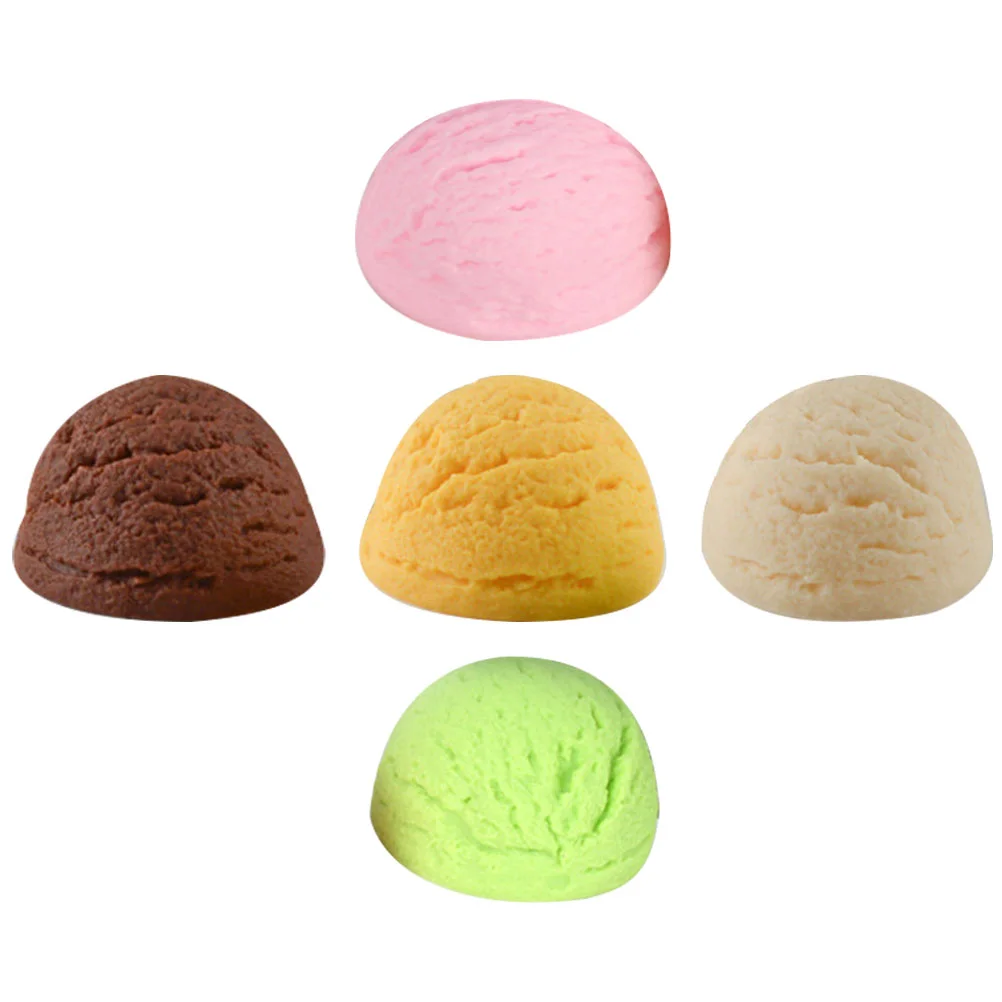 

Bread Photography Prop Simulation Ice Cream Birthday Decoration Girl Faux Balls