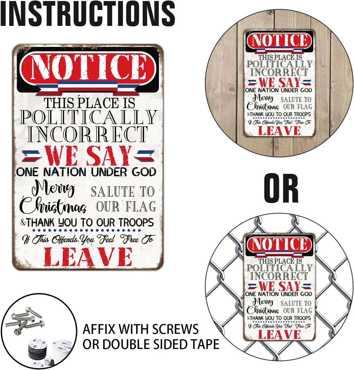 Фотообои в стиле ретро жестяная ретро-табличка с реквизитом виде неверных мест