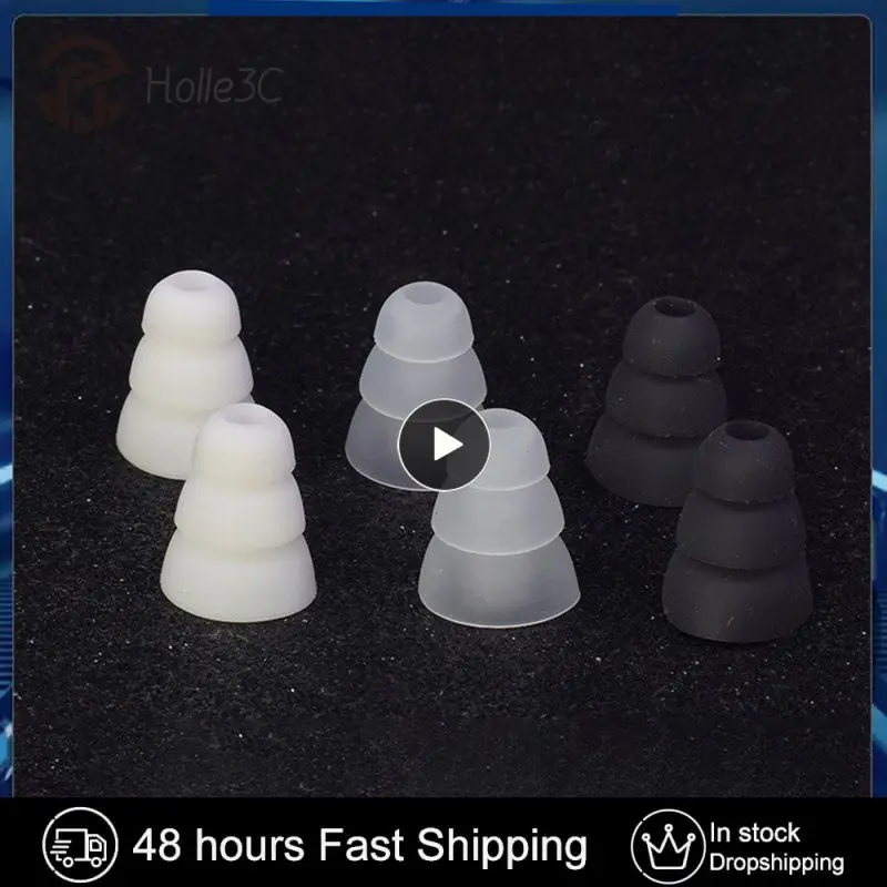 

1~40PCS 10pairs 3 Layers Ear Pads for In Ear Earphone Earpads Noise Cancelling Earpad for In-ear Earbuds Headphone Earplugs