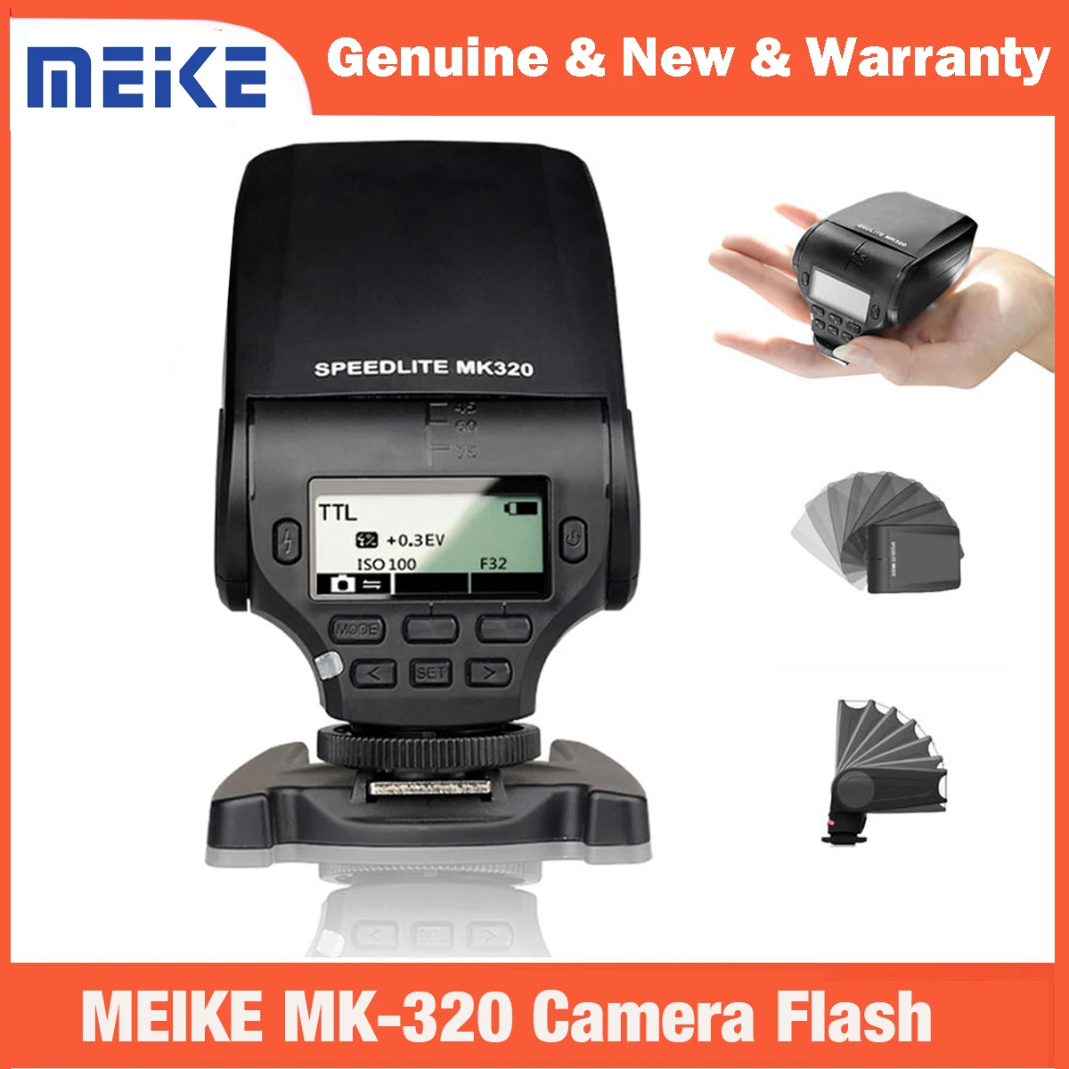 Фотовспышка для Canon Nikon Fujifilm Olympus Panasonic Sony A7 A7R A7S II A77 A6000 MK-320 A58 A99 RX1 | Электроника
