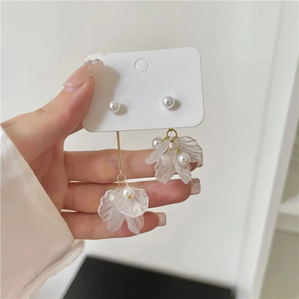 

Fashion Dangle Earrings Fine Workmanship Asymmetric Decorative Fashion Earrings Drop Earrings Earrings 1 Pair
