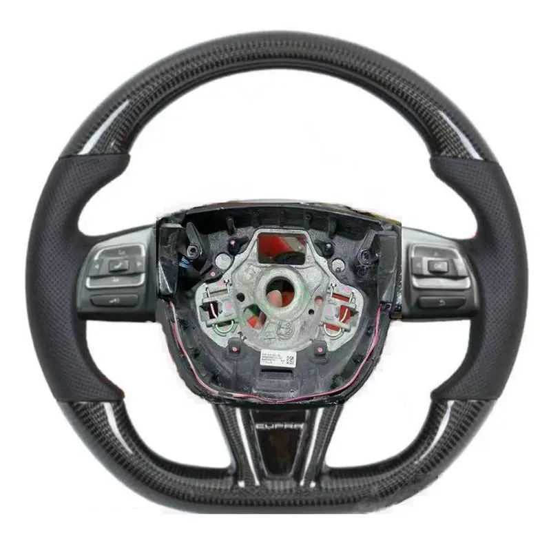 100% Настоящее углеродное волокно Автомобильное рулевое колесо для VW Volkswagen Seat Leon