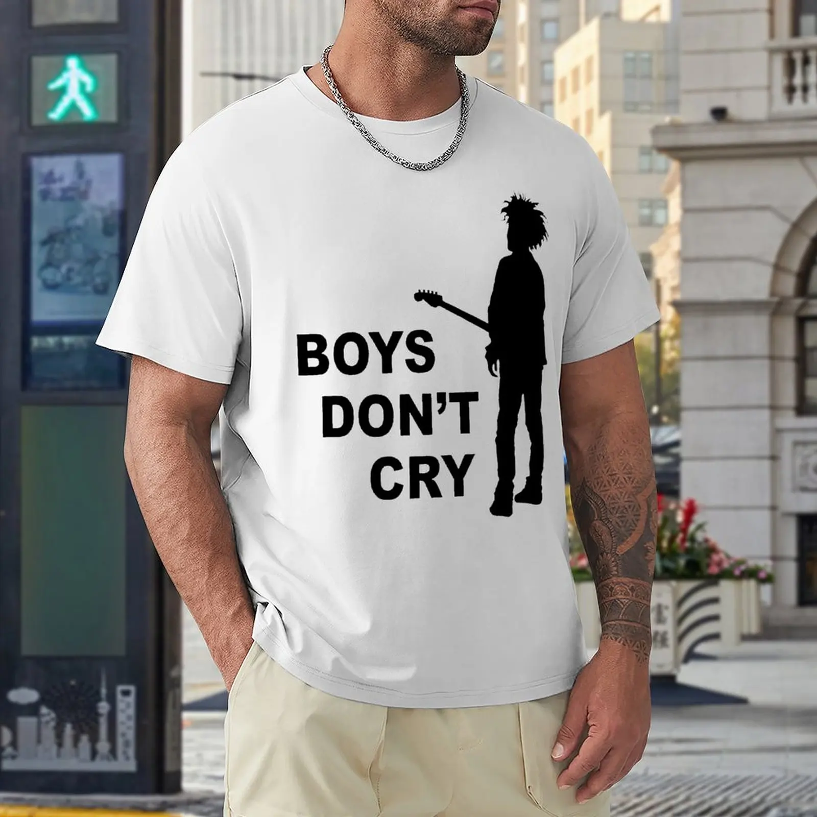 

The Cure Robert Smith 8 T-shirt Round Neck Motion Nerd T-shirts Novelty Fitness USA Size